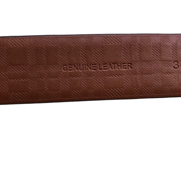 Boconi Mens Leather Belt Dark Brown 34 - Picture 9 of 12